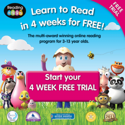 Reading Eggs 4 weeks free trial